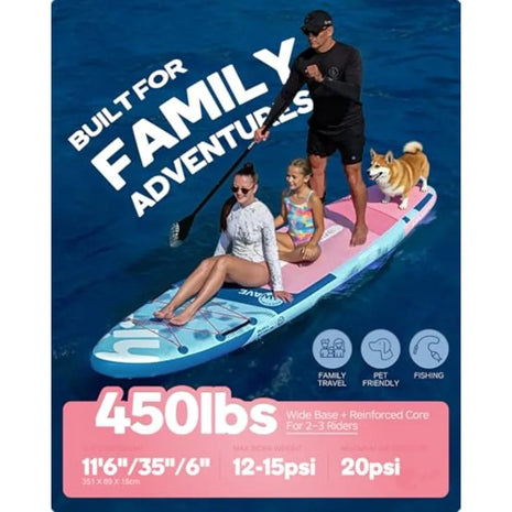 Ocean Breeze Pro Inflatable SUP Board Kit – Stable, Portable & Adventure Ready
