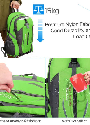 36L Waterproof Hiking Backpack for Camping, Travel & Outdoor Adventures