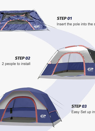 4 Person Waterproof Camping Tent