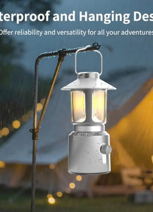 8000mAh Rechargeable Vintage Camping Lantern