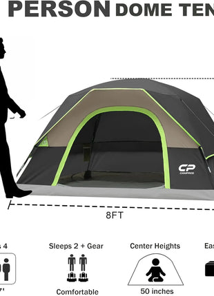 4 Person Waterproof Camping Tent