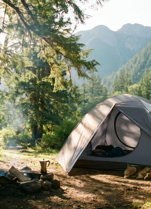 Lightweight Waterproof 2-Person Camping Tent with Dual Doors - Perfect for Backpacking and Outdoor Adventures!