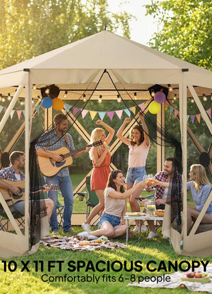 10x11FT Pop Up Screen House Tent