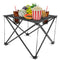 Portable Foldable Camping Table with Cup Holders
