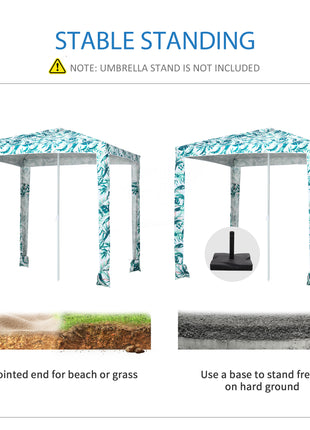 Portable Beach Cabana Canopy with UV50+ Protection