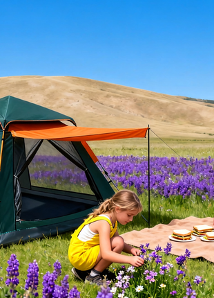 Quick Pop Up Camping Tent for 2-4 Person Outdoor Shelter
