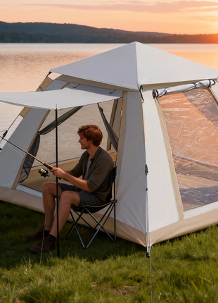 Quick Pop Up Camping Tent for 2-4 Person Outdoor Shelter