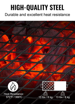 Portable Folding Campfire Grill with Carry Bag