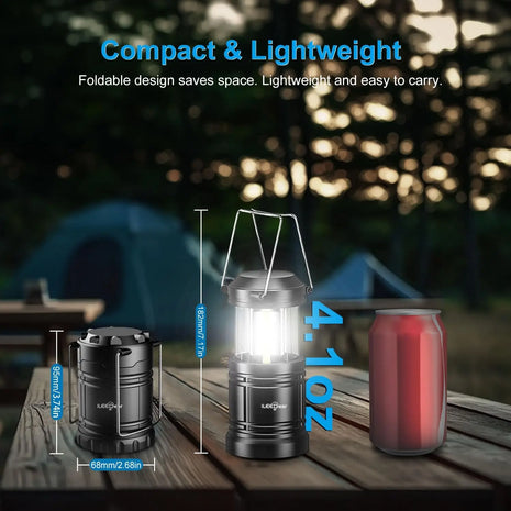 Portable LED Camping Lantern Set