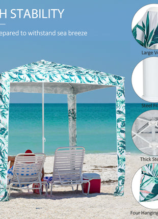 Portable Beach Cabana Canopy with UV50+ Protection