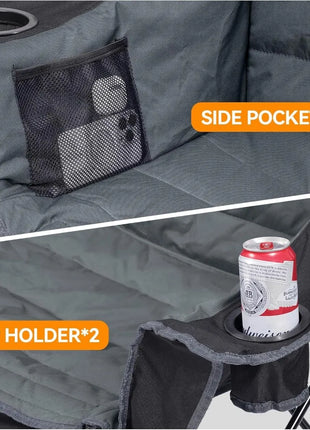 3-Person Folding Camping Couch Chair