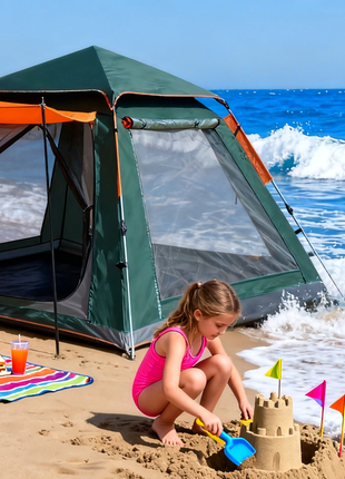 Quick Pop Up Camping Tent for 2-4 Person Outdoor Shelter