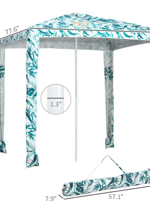Portable Beach Cabana Canopy with UV50+ Protection