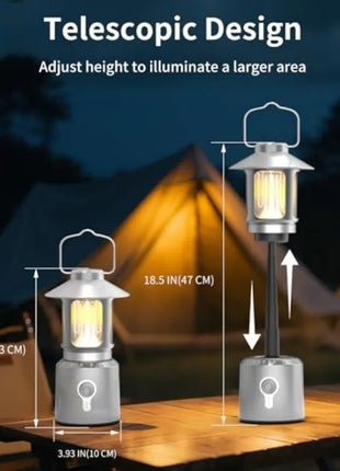 8000mAh Rechargeable Vintage Camping Lantern