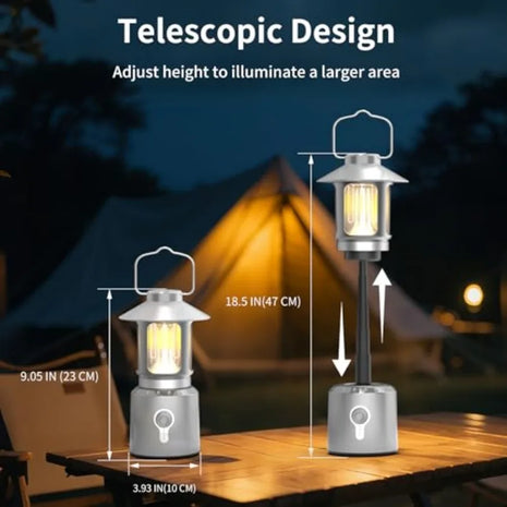 8000mAh Rechargeable Vintage Camping Lantern