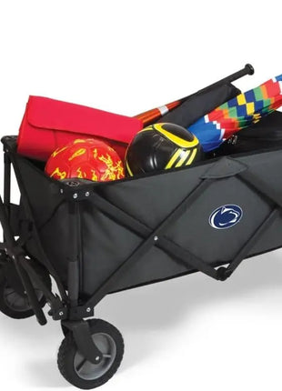 220 lbs Heavy Duty Foldable Camping Wagon Cart with Wheels