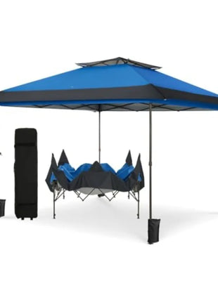 13x13 FT Pop Up Canopy Tent with Steel Frame & Carry Bag