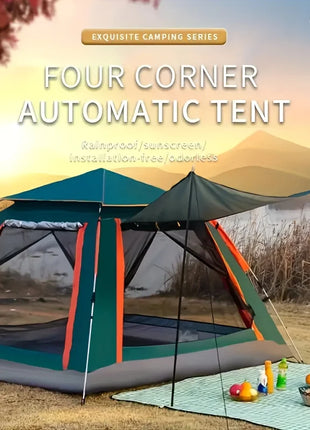 4–6 Person Instant Setup Waterproof Camping Tent