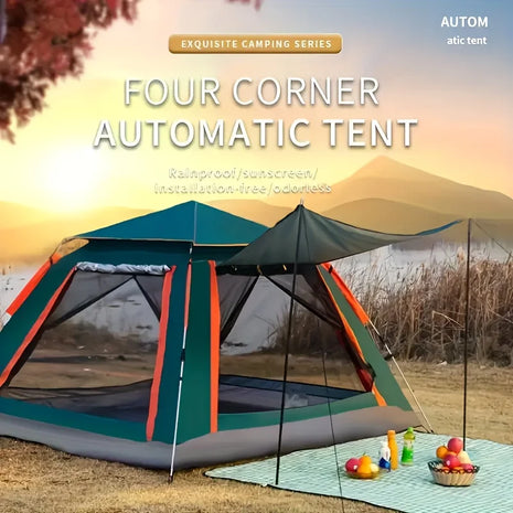 4–6 Person Instant Setup Waterproof Camping Tent