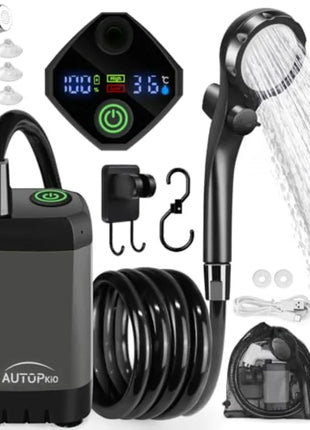 Portable Electric Camping Shower Pump with USB Cable