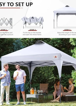 10x10 FT Instant Pop Up Canopy Tent with Carry Bag