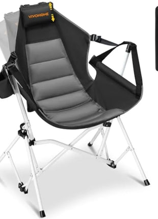 Portable Hammock Camping Chair with Adjustable Pillow