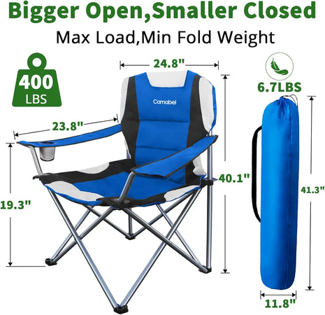 Oversized Heavy Duty Folding Camping Chair