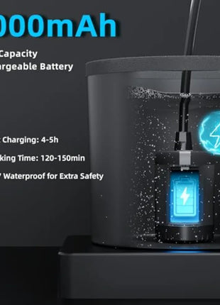 Portable Camping Shower with Foldable Bucket
