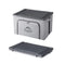 68L Foldable Camping Storage Box with Lid & Handles