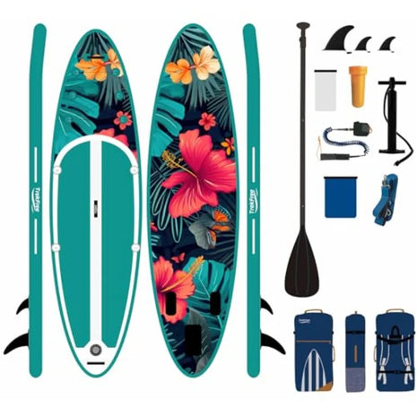 Ultra-Light Inflatable Stand Up Paddle Board with EVA Deck & Accessories