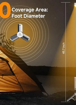 IPX6 Waterproof Telescopic Camping Light