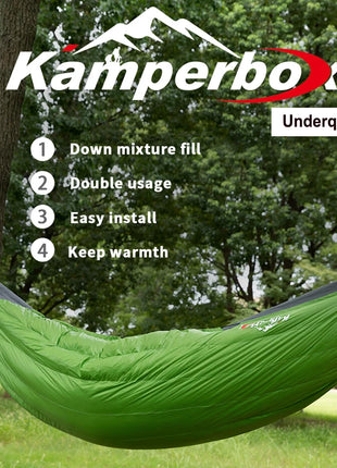 Down Hammock Underquilt – Lightweight & Warm Camping Gear