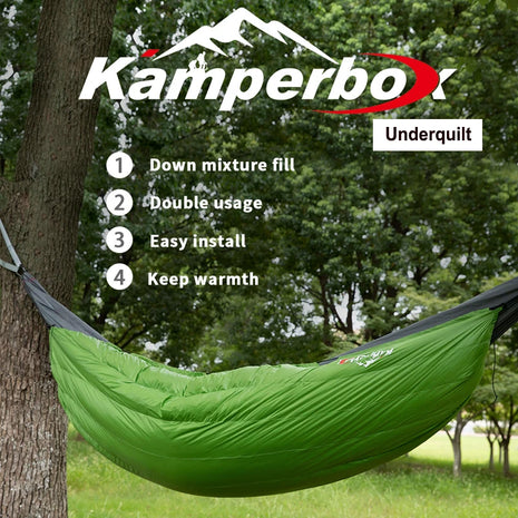 Down Hammock Underquilt – Lightweight & Warm Camping Gear