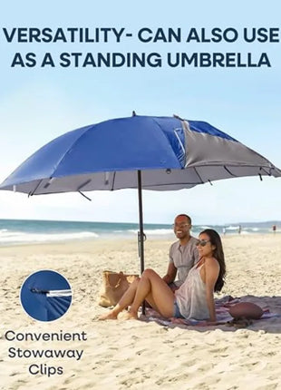 UPF 50+ Beach Canopy Shelter with Side Panels