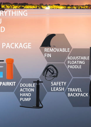 All-Around Inflatable SUP Board Kit – Stable, Portable & Adventure Ready