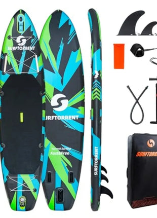 Premium Inflatable SUP Board Kit with Camera Mount – Stable, Portable & Adventure Ready