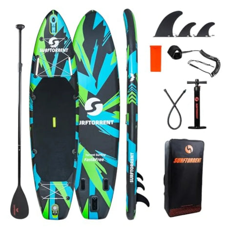 Premium Inflatable SUP Board Kit with Camera Mount – Stable, Portable & Adventure Ready