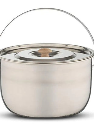 Stainless Steel Camping Cookware Set with Carry Bag