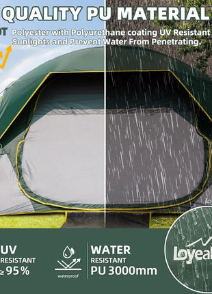 4 Person Waterproof Camping Tent