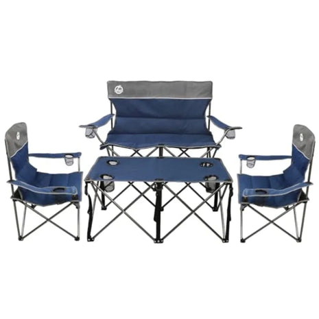 4-Person Folding Camping Chair Set