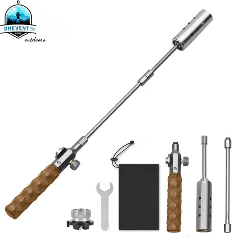 Portable Camping Torch Burner with Adjustable Flame