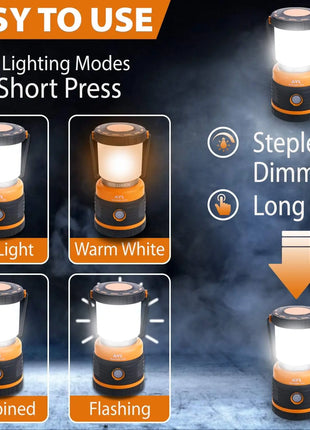 Waterproof LED Camping Lantern 1800LM