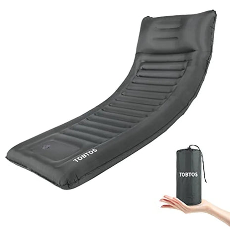 Ultralight Inflatable Sleeping Pad – Built-In Pump & Pillow