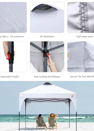 10x10 FT Instant Pop Up Canopy Tent with Carry Bag