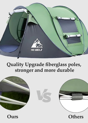 Instant Setup Camping Tent (2–4 Person)