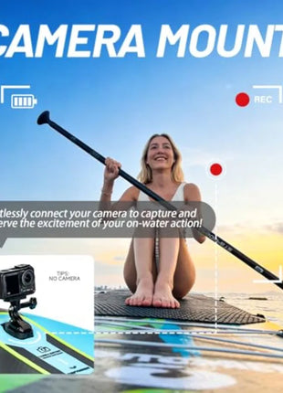 Premium Inflatable SUP Board Kit with Camera Mount – Stable, Portable & Adventure Ready