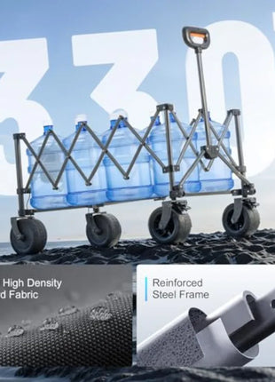 Electric Folding Wagon Cart 200L Capacity