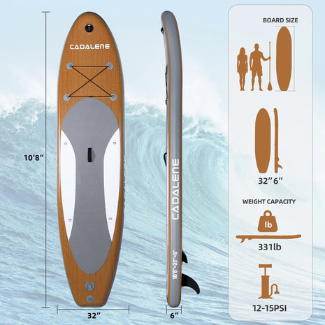 Premium Inflatable SUP Board Kit with Camera Mount – Stable & Adventure Ready