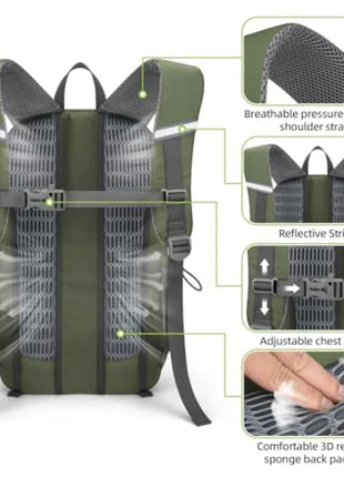 Lightweight Waterproof Hiking Backpack for Travel, Camping & Cycling