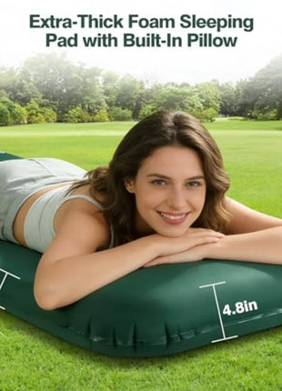 Memory Foam Camping Sleeping Pad with Electric Pump